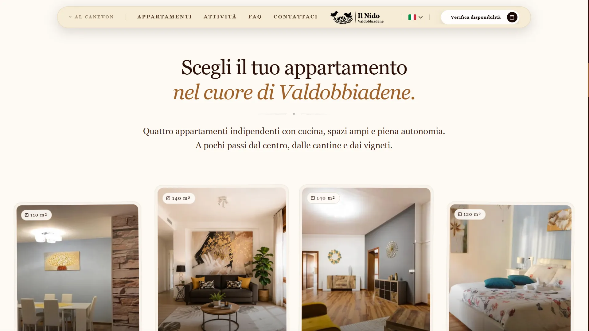 Il Nido — Gli appartamenti
