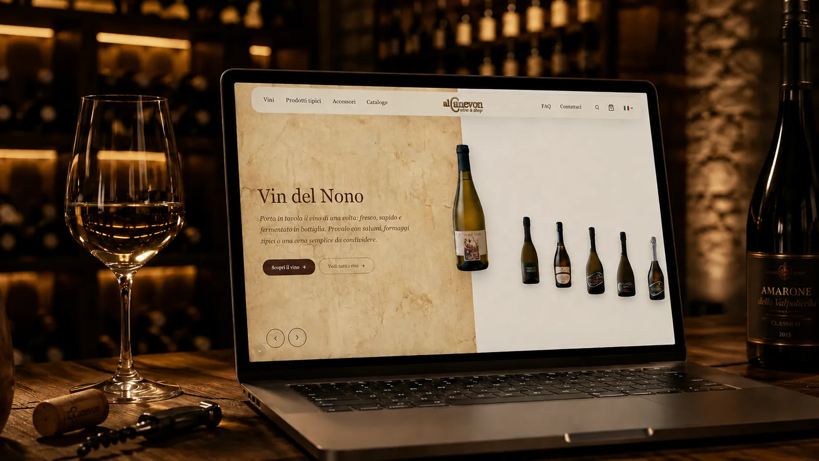 Al Canevon Shop — mockup